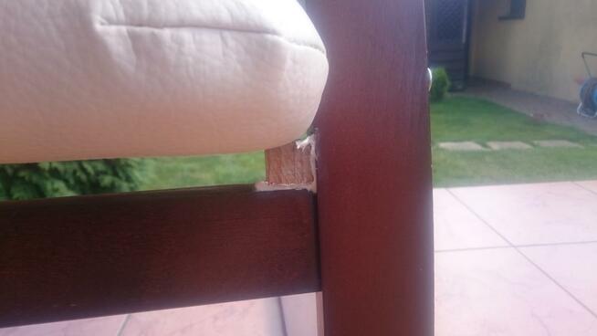 Fotel Bajka Bodzio ekoskóra beż/brąz