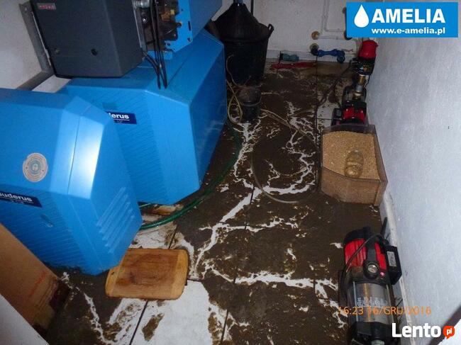 sprzątanie po wybiciu kanalizacji zalaniu Szamotuły