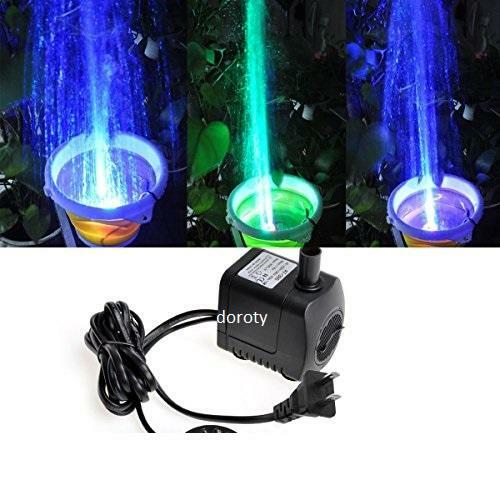 POMPKA Fontanna.Oczko wodne.Akwarium.450l/h .oświetleni12LED