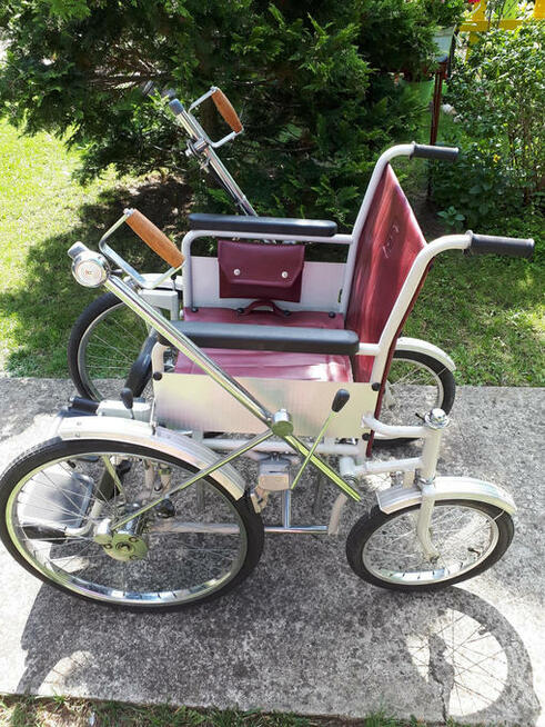 WOZEK INWALIDZKI FASO Z NAPEDEM RECZNYM / DZWIGNIOWYM