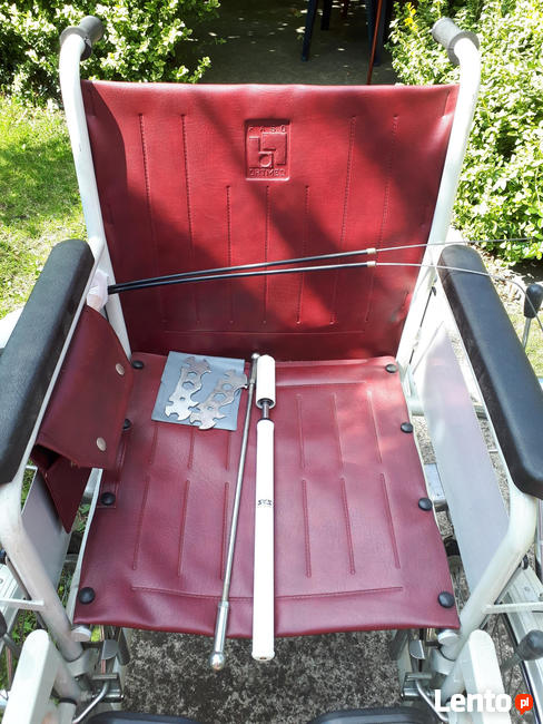 WOZEK INWALIDZKI FASO Z NAPEDEM RECZNYM / DZWIGNIOWYM