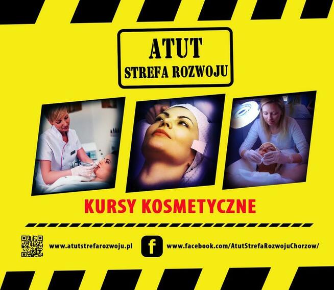 kosmetyka twarzy, szyi i dekoltu I -III stopnia- kurs w ATUT