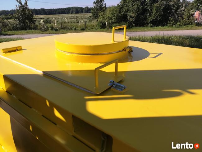 Kontener samowyładowczy na popiół do wózka widłowego