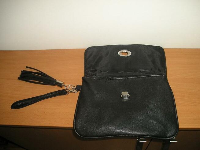 żakiet biało czarny 42, kopertówka pikowana