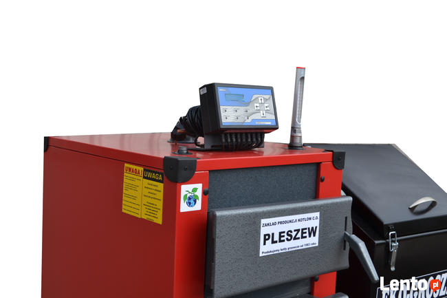 Kocioł Piec z podajnikiem 25KW DUO Pleszew Ekogroszek Drewno