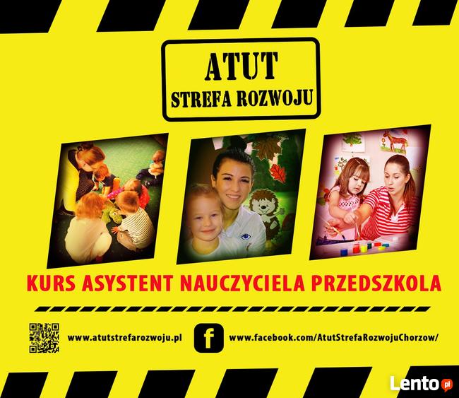 asystent nauczyciela przedszkola - kurs w ATUT Chorzów - MEN
