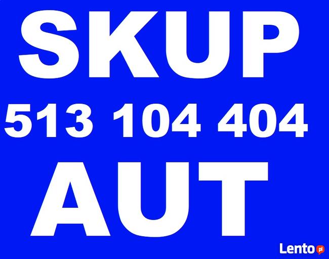 Skup Aut t.513104404 Słupsk, Potęgowo, DĘBNICA Złomowanie Aut