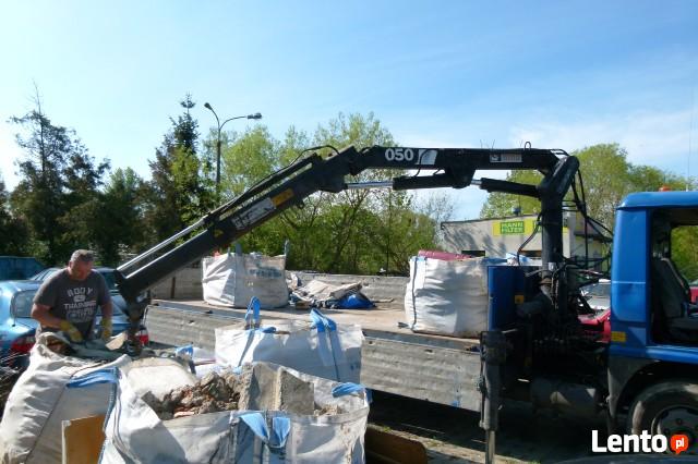 Wywóz gruzu po rozbiórce worki BIG BAG odpady remont śląsk