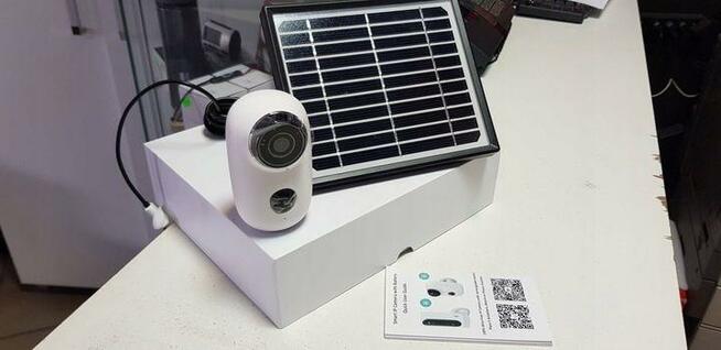KAMERA WIFI NA BATERIE Z PANELEM SOLARNYM Zewnętrzna