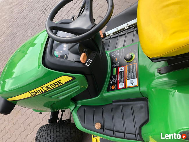 Kosiarka traktor John Deere x740 agregat+kosz+WOM+hydr