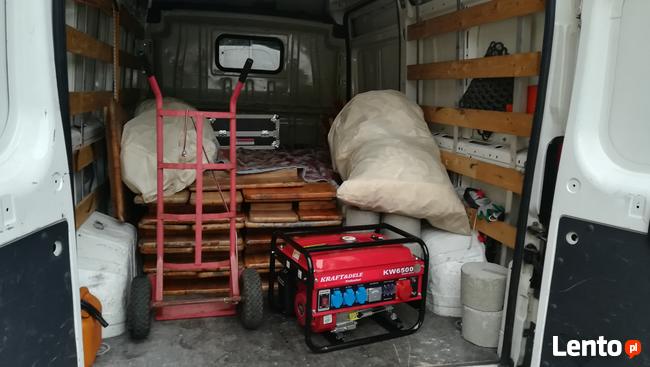 Usługi transportowe transport Ducato bus partner van auto do