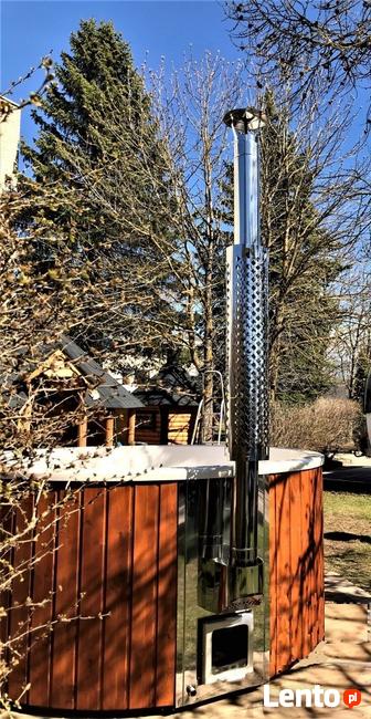 BALIA HOT TUB FIBERGLASS 1,8M Z PIECEM ZINTEGROWANYM SAUNA