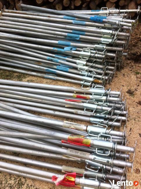 Stemple budowlane, podpory ocynkowane 2,0 - 3,6m Wynajem