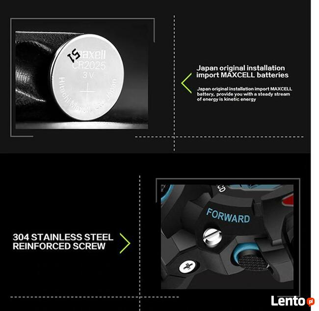 Cyfrowy LED zegarek do PLYWANIA / sport