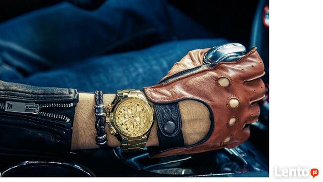 Luxury zegarek GOLD Japan movement