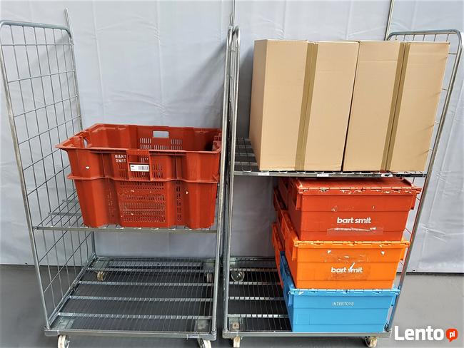 POJEMNIK skrzynka kuweta magazynowy transportowy-DUŻY-80x60x
