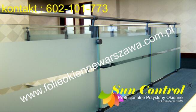 Folie okienne matowe montaż Warszawa - 602-101-773