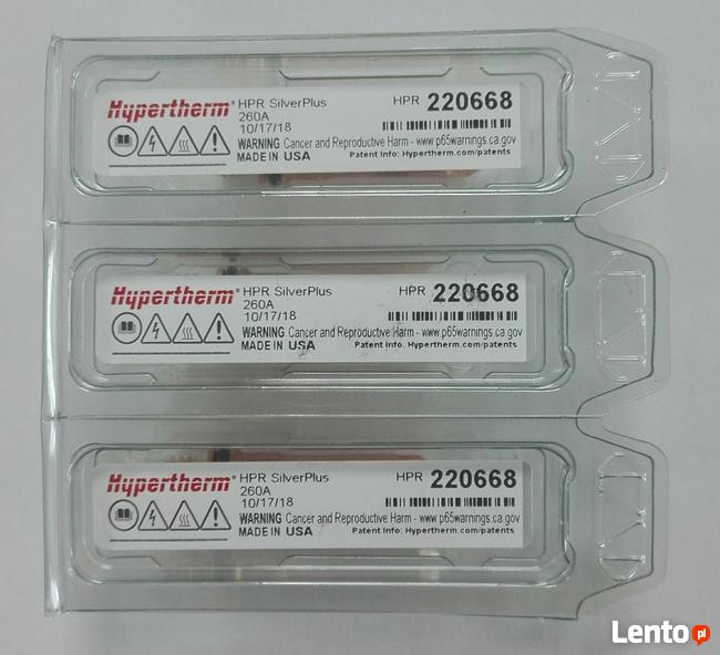 Elektroda HPR 260A SilverPlus Hypertherm nr kat. 220668