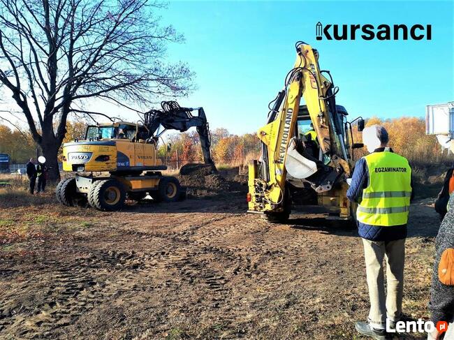 KURSY udt koparki wózki suwnice hds podesty rusztowania inne