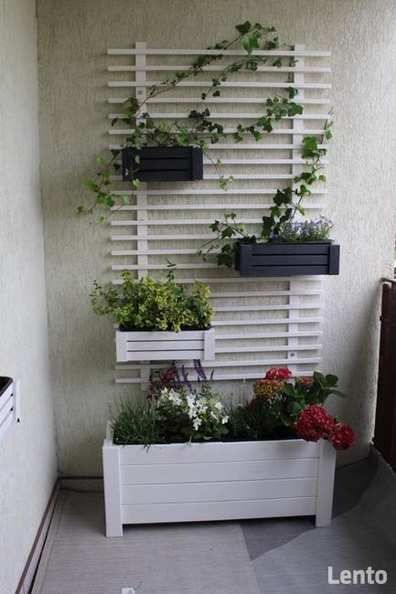 Pergole kratki donice mini warzywniak