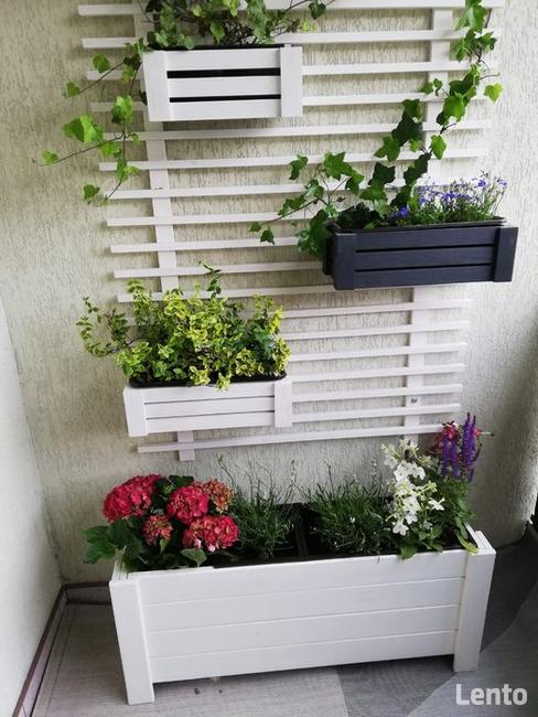 Pergole kratki donice mini warzywniak