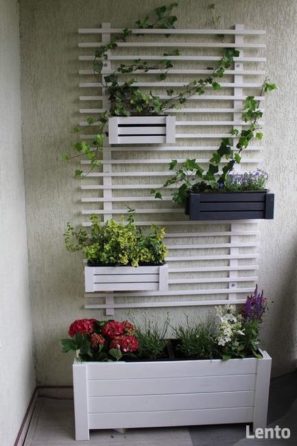 Pergole kratki donice mini warzywniak