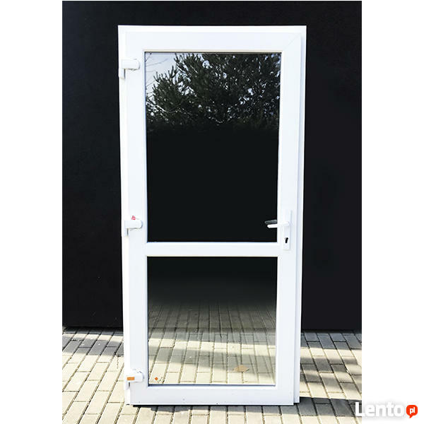 Drzwi pcv 90x210 białe