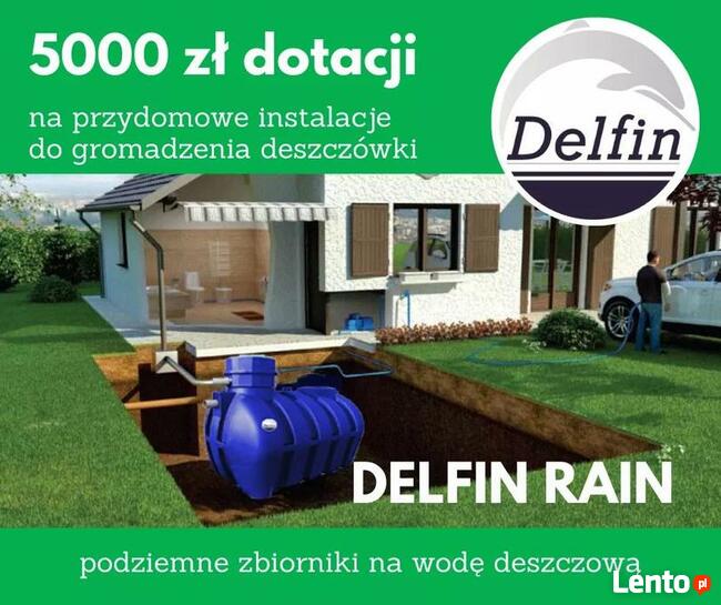Zbiornik na wodę deszczową Delfin Rain -3000l - 4000l - 5000