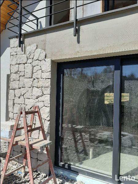 KAMIEŃ NATURALNY Kremowy Biały Kamień Cięty Kamien Elewacyjn