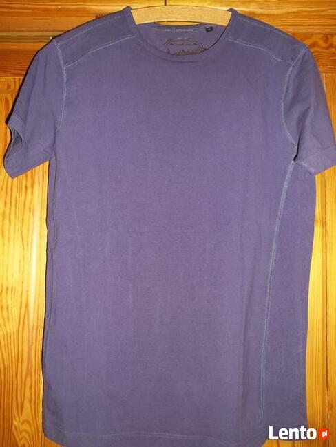 Koszulka, T-shirt, bluzka fioletowa krótki rękaw.Roz L