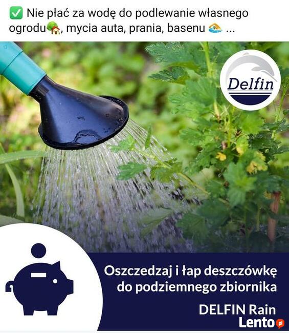 Zbiornik na wodę deszczową Delfin Rain -3000l - 4000l - 5000