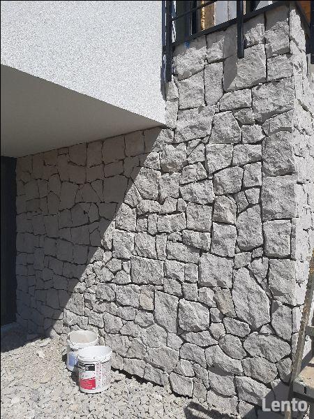 KAMIEŃ NATURALNY Kremowy Biały Kamień Cięty Kamien Elewacyjn