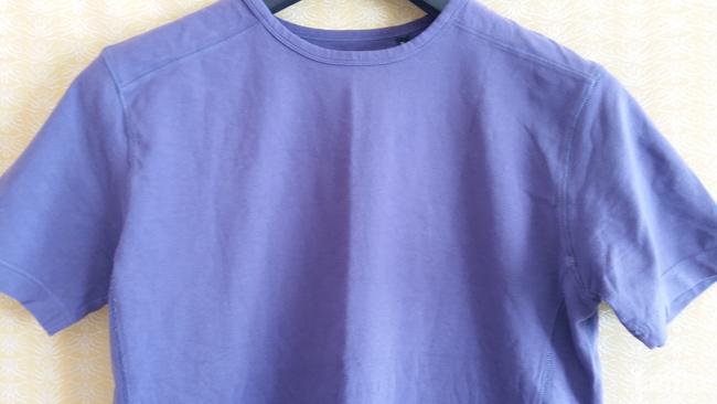 Koszulka, T-shirt, bluzka fioletowa krótki rękaw.Roz L