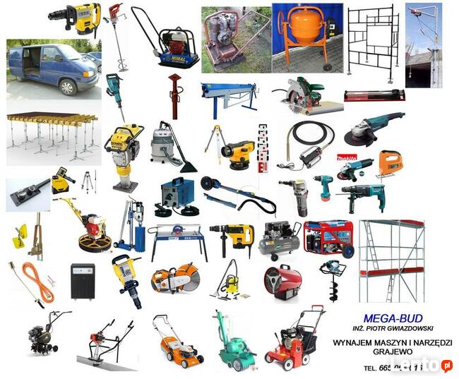 Wynajem kosy spalinowej, podkaszarki