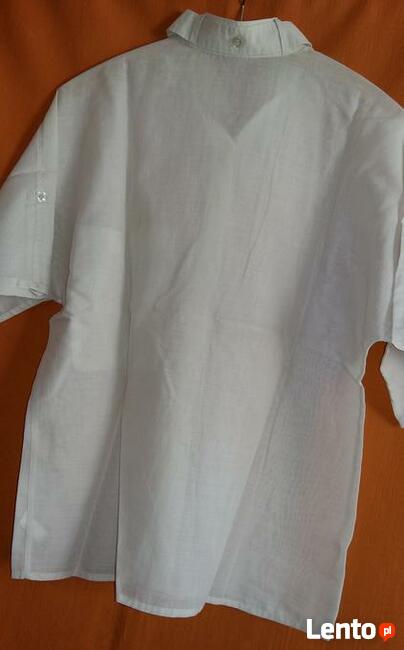 Bluzka, koszulka z krótkim rękawem batystowa.Roz.M.Koszula