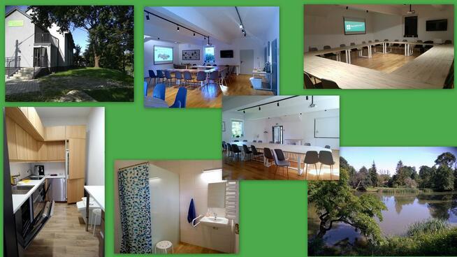 Fajna duża sala (70m2) do wynajęcia (z możliwością noclegu)