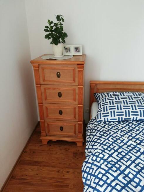 sypialnia - komplet w stylu retro kolor jasna wiśnia