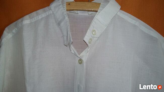 Bluzka, koszulka z krótkim rękawem batystowa.Roz.M.Koszula