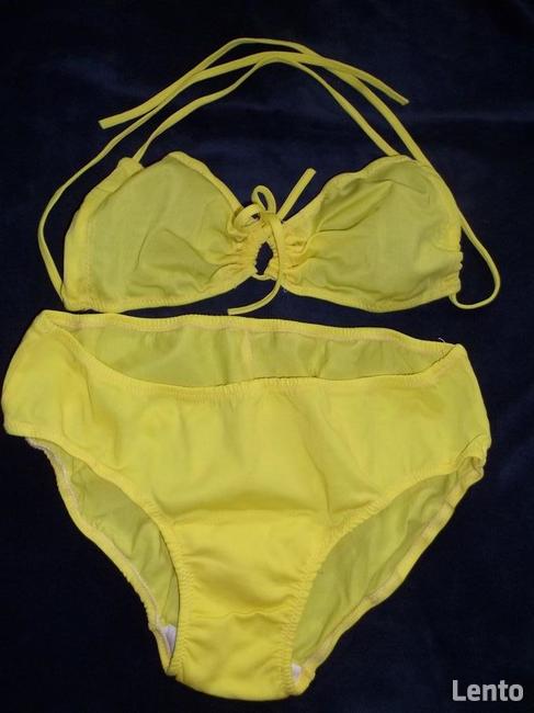 Żółty kostium kąpielowy.Nowy.Bikini.