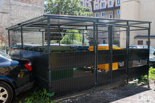 Wiata śmietnikowa. Altana śmietnikowa. Osłona na kosze.