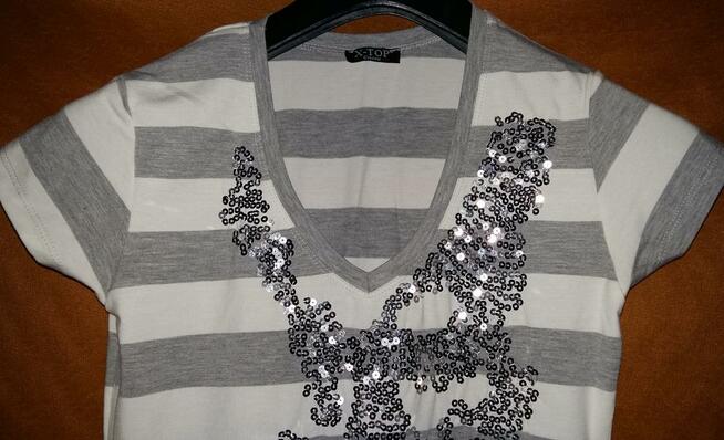 Tunika, bluzka z cekinami.Roz. S