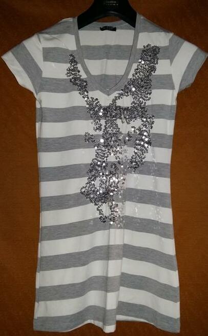 Tunika, bluzka z cekinami.Roz. S