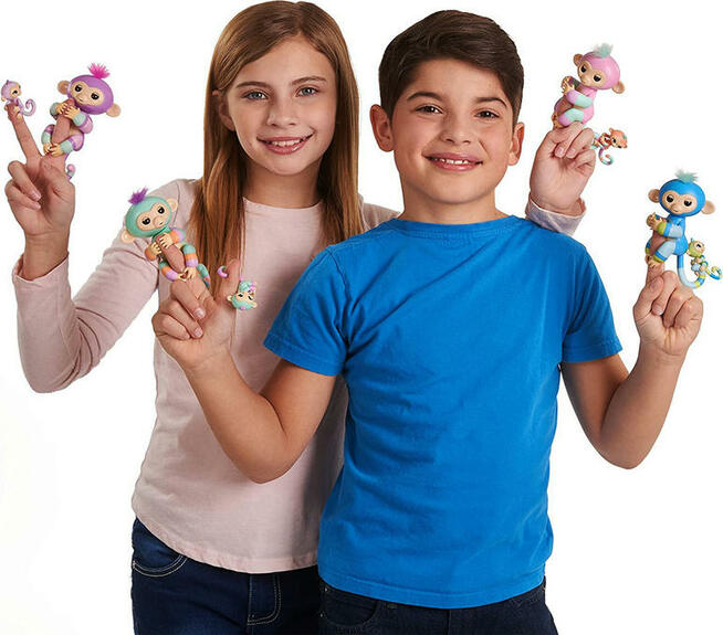 interaktywna małpka Fingerlings Billie & Aiden NOWA Lombard