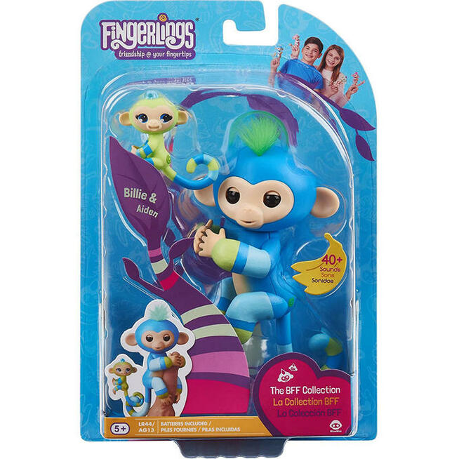 interaktywna małpka Fingerlings Billie & Aiden NOWA Lombard