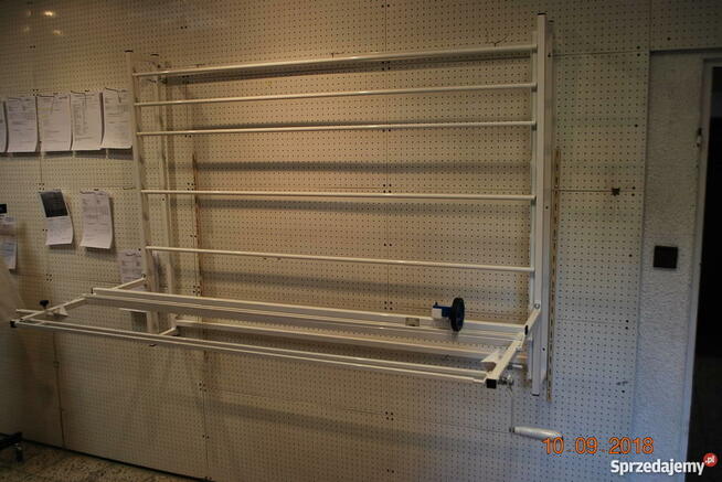 Wieszak na rolki folii, ogrodnicza, budowlana, siatka,