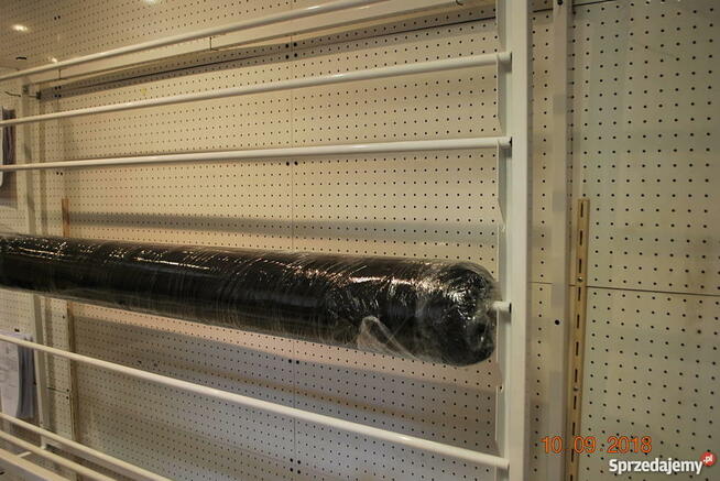 Wieszak na rolki folii, ogrodnicza, budowlana, siatka,