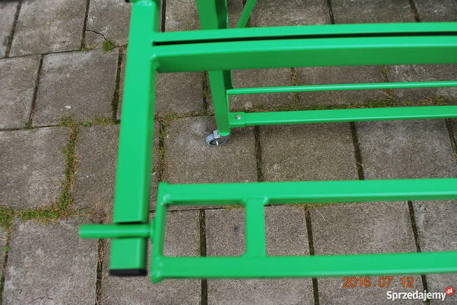 Stojak regał do foli z licznikiem i zwijakiem, ogrodnicza,