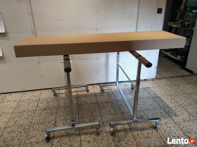 Stojak regał do foli z licznikiem i zwijakiem, ogrodnicza,