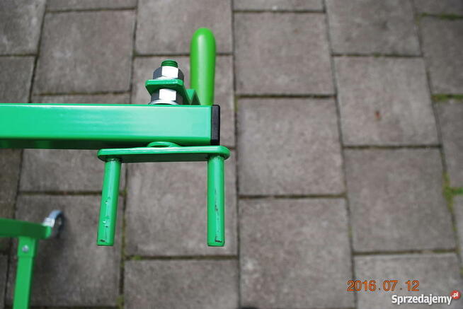 Stojak regał do foli z licznikiem i zwijakiem, ogrodnicza,