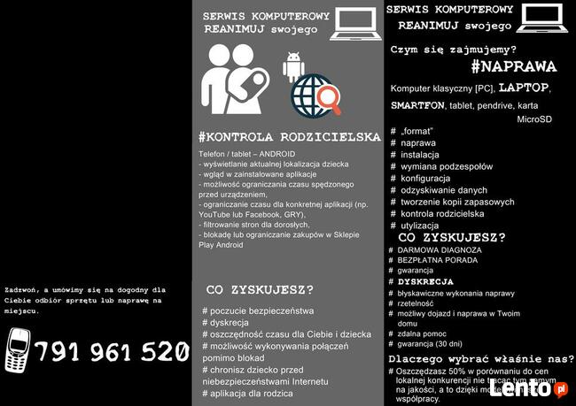serwis komputerowy REANIMUJ swojego LAPTOPA naprawa komputer